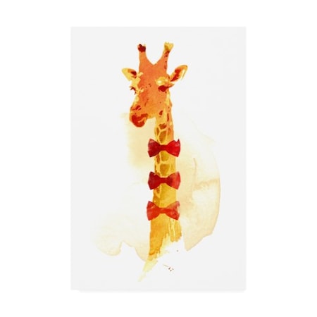 Robert Farkas 'Elegant Giraffe' Canvas Art,22x32